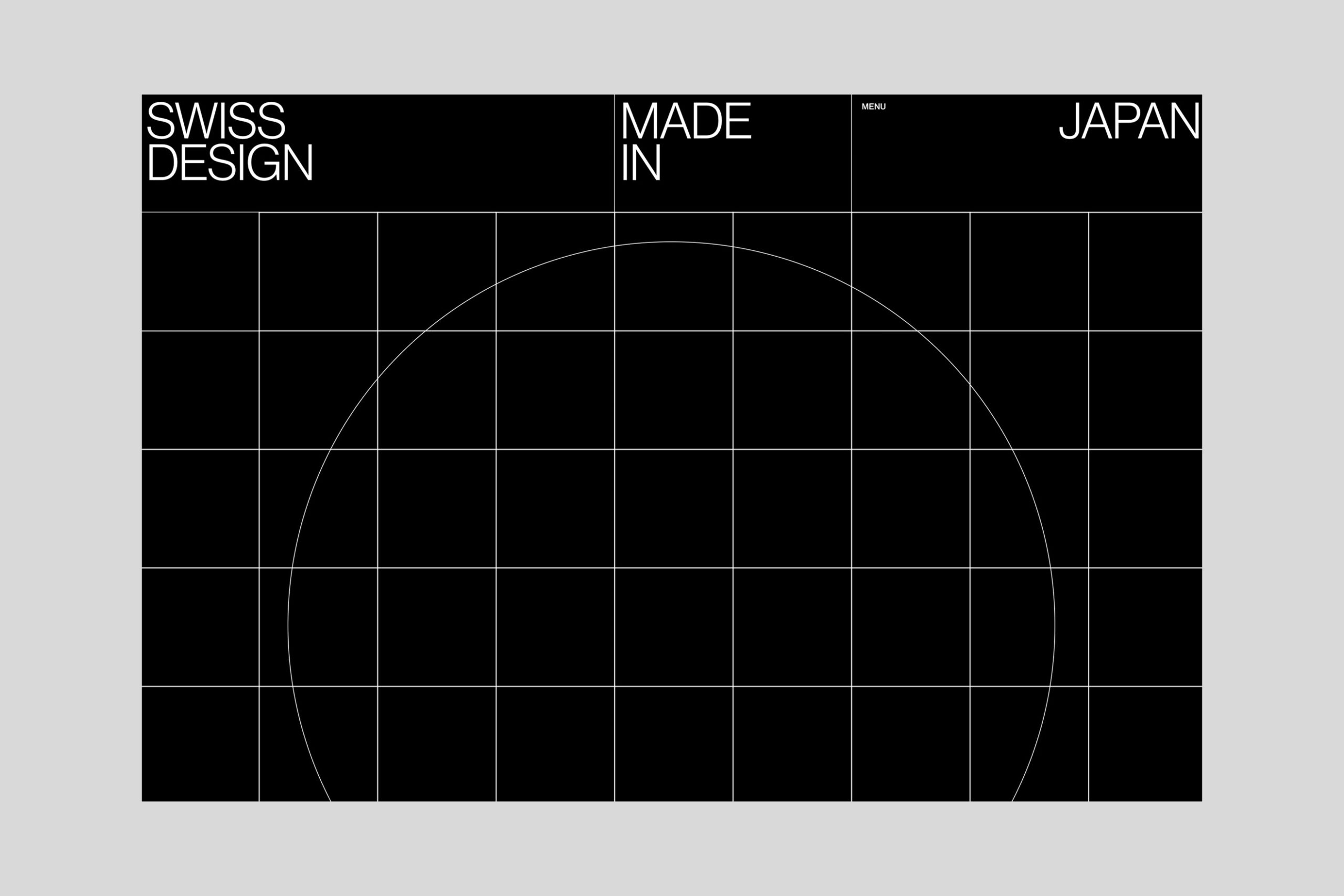 Swiss design made in japan start page