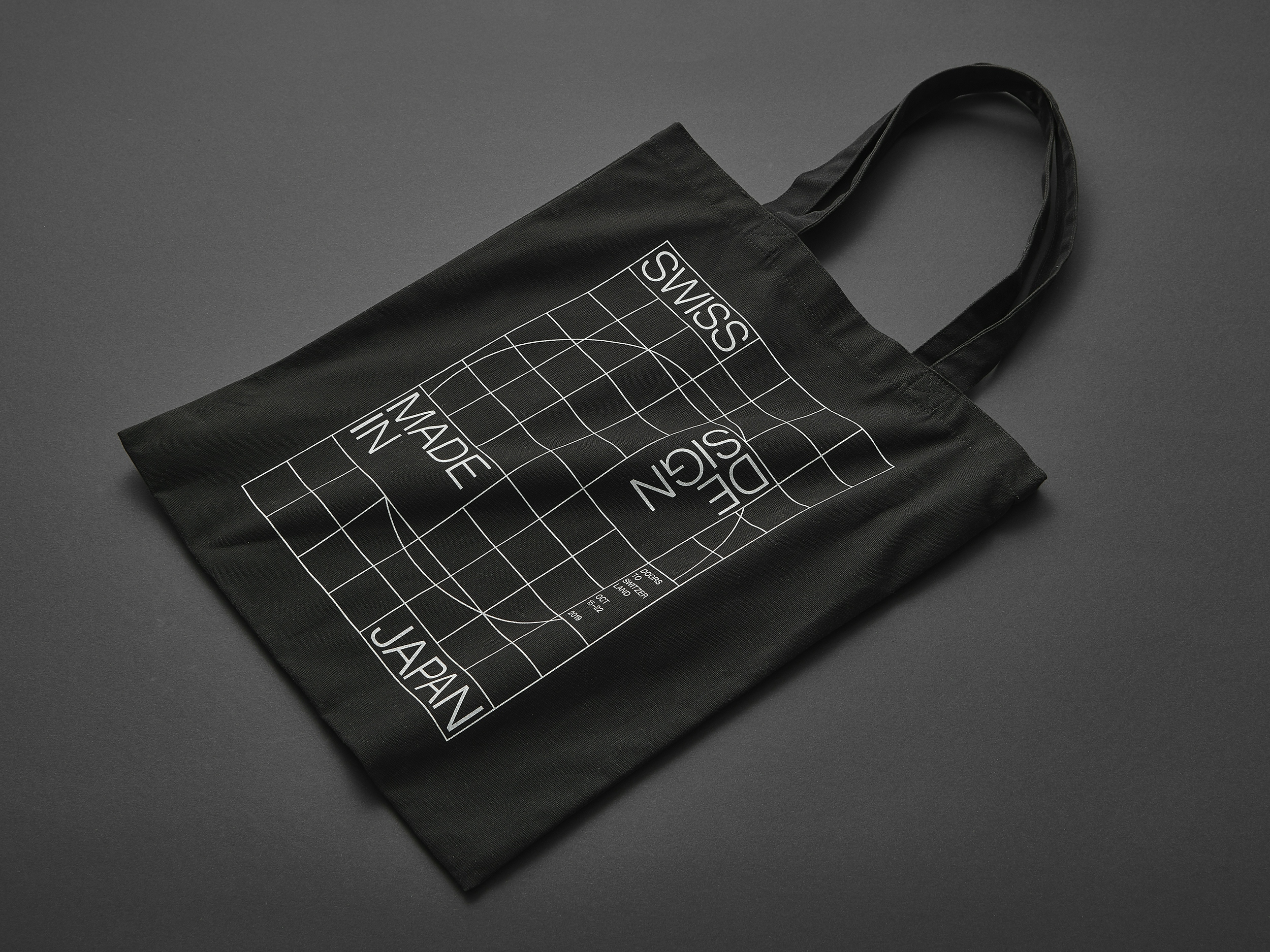 Swiss design made in japan tote bag